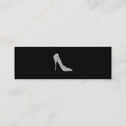 Bling Parfüm Flasche Mini Visitenkarte (Rückseite)