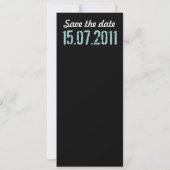Bling Ring Ihr Foto Hochzeit Speichern Sie das Dat Save The Date (Rückseite)