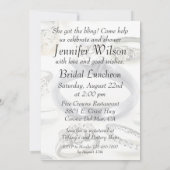 Bling Rings Bridal Dusche Einladung (Rückseite)