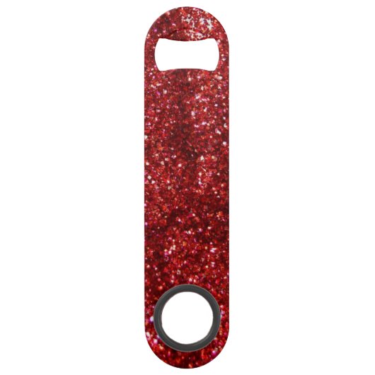 bling rotes girly speedflaschenöffner (Vorderseite)