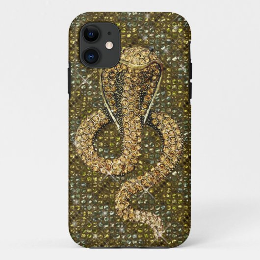 bling Schlange Case-Mate iPhone Hülle (Rückseite)