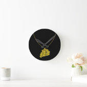 Bling Small Runde Wanduhr (Zuhause)