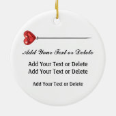 Bling - SRF Keramik Ornament (Hinten)