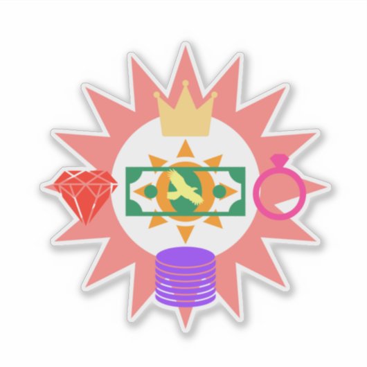 Bling Stuff Aufkleber (Vorderseite)