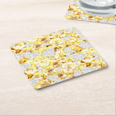 BLING-UNTERSETZER RECHTECKIGER PAPPUNTERSETZER (angewinkelt)