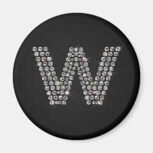 Bling - W Magnet