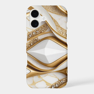 Bling Weißgold Edelstein mit Pave Diamanten Glitte
