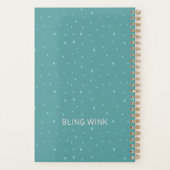 BLING WINK Funny Cat Proposal Planner Planer (Rückseite)