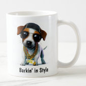 Blinged-Out Jack Russell Terrier Kaffeetasse