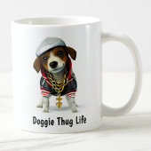 Blinged-Out Jack Russell Terrier Kaffeetasse