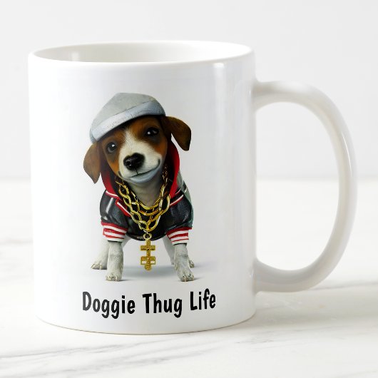 Blinged-Out Jack Russell Terrier Kaffeetasse