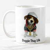 Blinged-Out Jack Russell Terrier Kaffeetasse