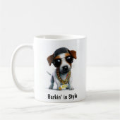 Blinged-Out Jack Russell Terrier Kaffeetasse (Links)