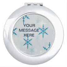 BlingSnowflakes Personalisiert Compact Mirror