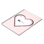 Blink Kpop Blackpink Niedliche Ästhetik Tee Notizblock (Linke Seite)