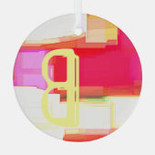 "Blink" Ornament Aus Glas (Rückseite)