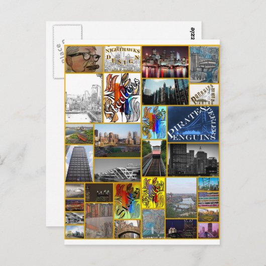 Blink Pittsburgh Postkarte (Vorne/Hinten)