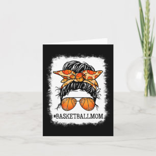 BlinkBysketbyll Mama Messy Bun Player Mama Mothe Karte