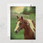 Blinkend Vintag Postkarte (Vorne/Hinten)