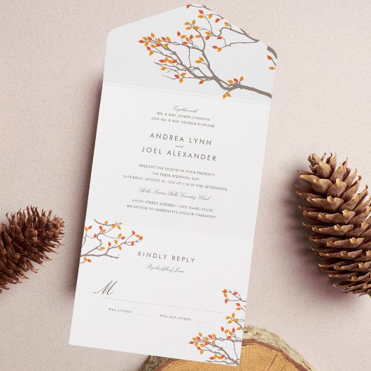 Blinkende Branchen Hochzeitsfeiern mit UAWG All In One Einladung