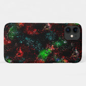 Blinkende Farbflecken unter dunklen und mosaikfarb Case-Mate iPhone Hülle (Rückseite (Horizontal))