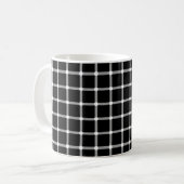 Blinkende Punkt-Illusion Kaffeetasse (Vorderseite Links)