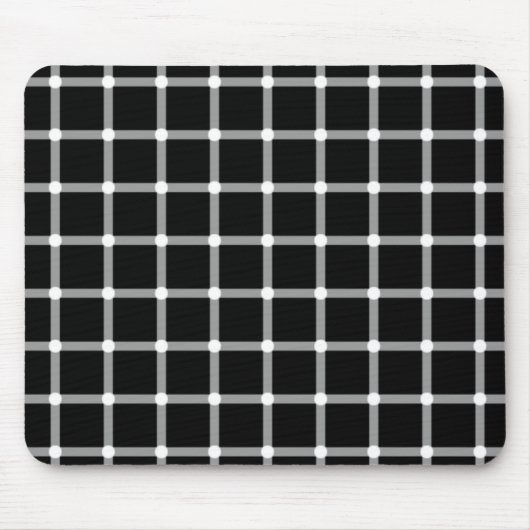Blinkende Punkt-Illusion Mousepad (Vorne)