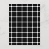 Blinkende Punkte - optische Illusion Postkarte (Vorderseite)