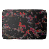 Blinkende rote Flecken auf dunkelgrauem Felsunterg Badematte (Vorderseite)