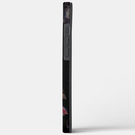 Blinkende rote Flecken auf dunkelgrauem Felsunterg Case-Mate iPhone Hülle (Rückseite / Links)