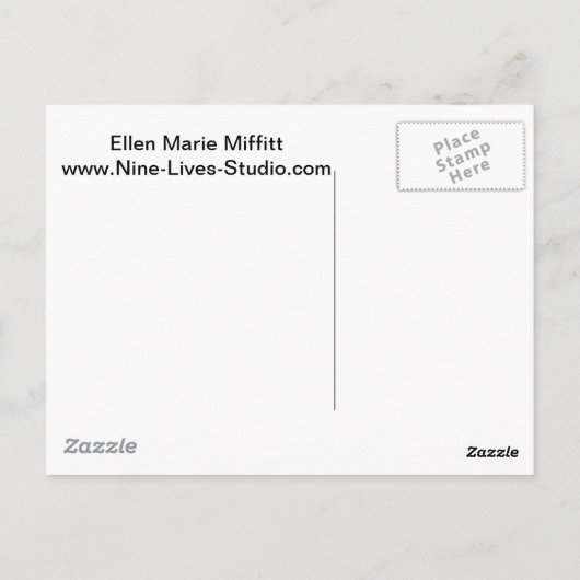 Blinkende Tinkellichter Postkarte (Rückseite)