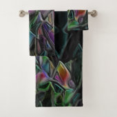 Blinkender Fremder im Dunkeln überschattet Badhandtuch Set (Insitu)