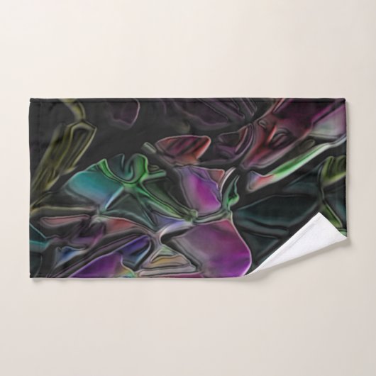 Blinkender Fremder im Dunkeln überschattet Badhandtuch Set (Handtuch)