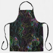 Blinkender Fremder im Dunkeln überschattet Schürze (Vorderseite)