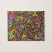 Blinkendes Abstraktes Fraktal Puzzle (Horizontal)