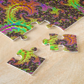 Blinkendes Abstraktes Fraktal Puzzle (Seite)