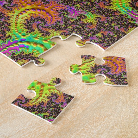 Blinkendes Abstraktes Fraktal Puzzle (Seite)