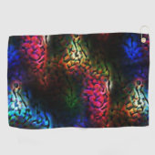 Blinkendes Alien Gehirn oder Darm? Golfhandtuch (Horizontal)