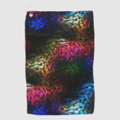 Blinkendes Alien Gehirn oder Darm? Golfhandtuch (Vorderseite)