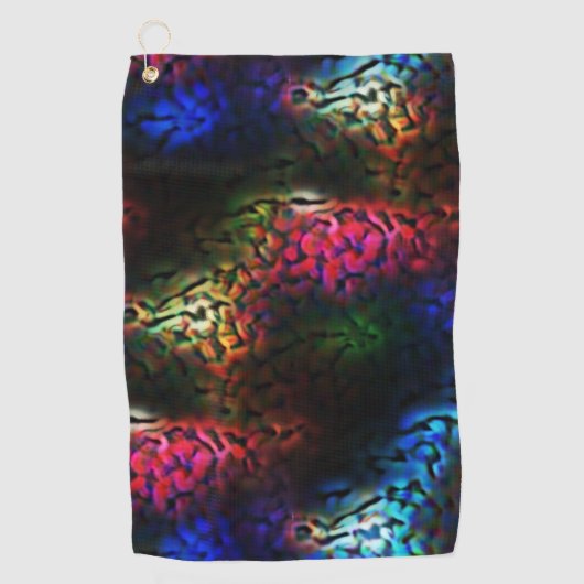 Blinkendes Alien Gehirn oder Darm? Golfhandtuch (Vorderseite)