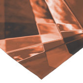 Blinkendes, rötlich-braunes Quadrat oder Rechtecke Kurzer Tischläufer (Ecke)