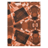 Blinkendes, rötlich-braunes Quadrat oder Rechtecke Tischdecke (Vorderseite)