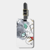 BlinkenFunkelnlichter Gepäckanhänger (Vorderseite vertikal)