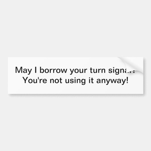 Blinker Autoaufkleber (Vorne)