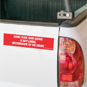 Blinker benutzen... autoaufkleber (Auf Lkw)