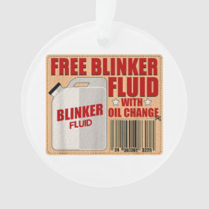 Blinker Fluid Idiot Gag Geschenk Shirt für Mechani Ornament