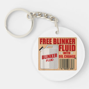 Blinker Fluid Idiot Gag Geschenk Shirt für Mechani Schlüsselanhänger