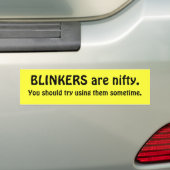 BLINKER sind geschickt. Sie sollten sie, zu Autoaufkleber (Auf Auto)
