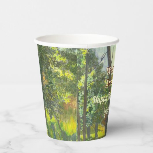 Blinker Wasserfarben-Papier-Becher Pappbecher (Rechts)