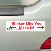 Blinker wie es gemeint ist! autoaufkleber (Auf Auto)